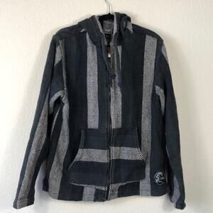 O’Neill sarape El Centro Beach Blanket Jacket Vintage full zip hoodie sz M